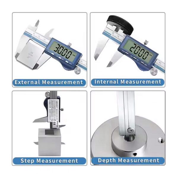 Full-Screen High-Precision Digital Caliper – Stainless Steel | Ditron 307 - Image 3